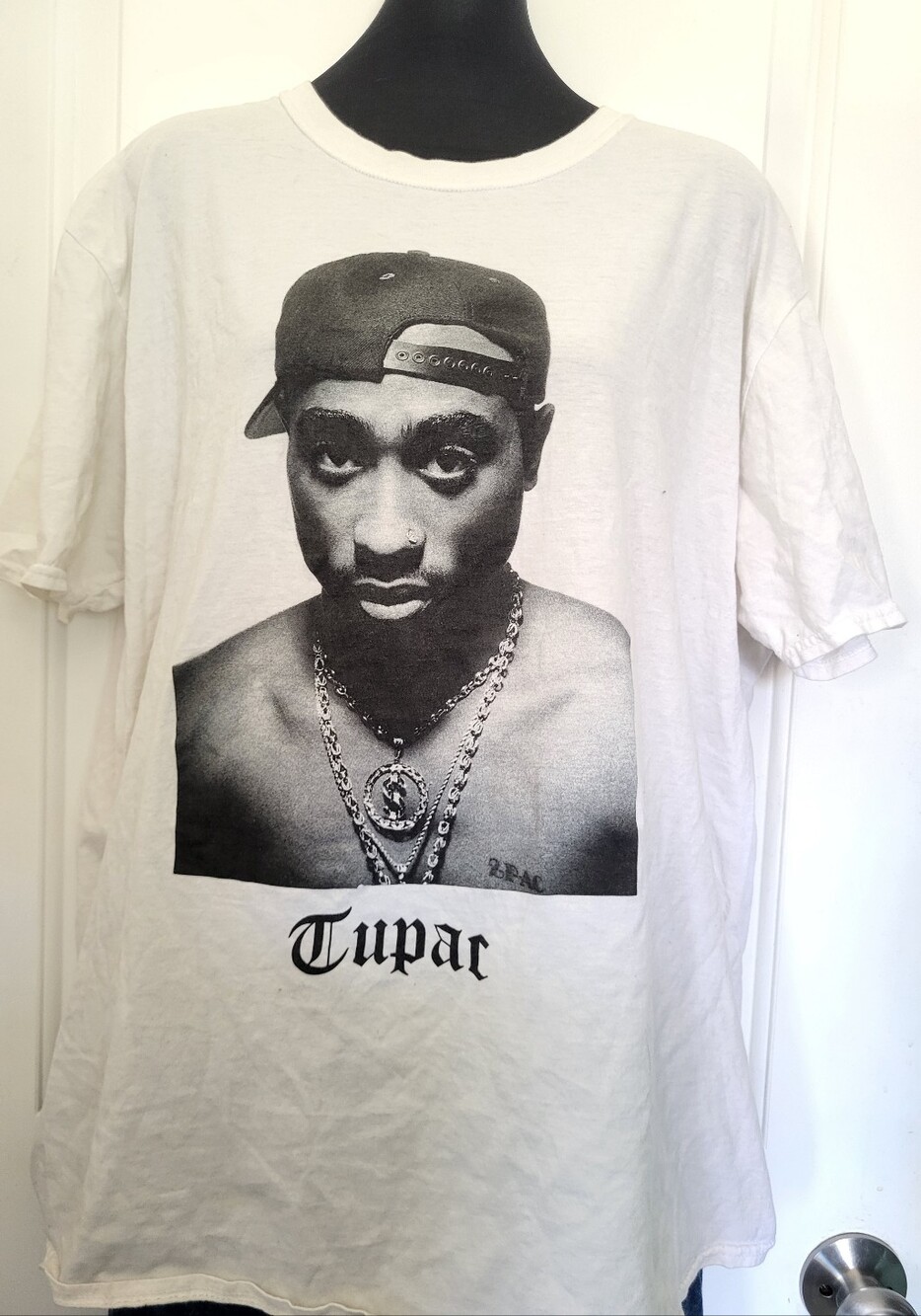 Tupac Men's White T-shirt